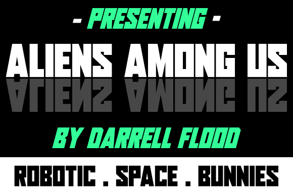 Aliens Among Us Font for Modern Tech Branding