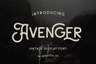 Avenger Font: Vintage Display Typography for Editorial Design