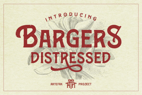 Bargers Distressed Font for Authentic Editorial Design
