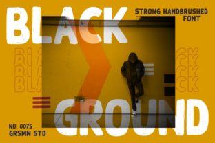 Black Ground Font: Urban Display Type for Bold Branding