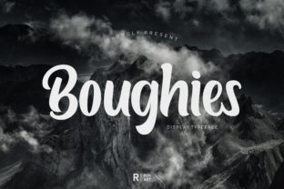 Boughies Font Review for Handmade Product Design