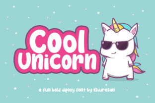 Cool Unicorn Font: Bold Display Style Guide