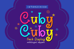 Cuby Cuby Font Review: Playful Display Type for Kids' Branding