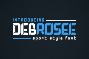 DEBROSEE Font: Modern Luxury for Handmade Labels