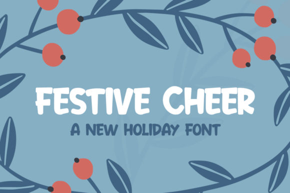 Festive Cheer Font for Bold Holiday Web Design