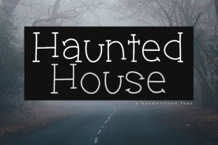 Haunted House Font for Spooky Editorial Design