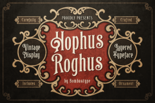 Hophus Roghus Font for Magical Campaign Visuals