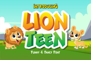 Lion Teen Font: Adding Playful Charm to Brand Identity