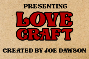 Love Craft Font: Retro Editorial Design & Layouts