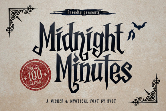 Midnight Minutes Font Review for Mystical Campaign Design