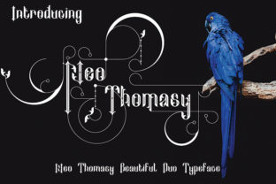 Neo Thomasy Font for Handmade Labels and Creative Designs