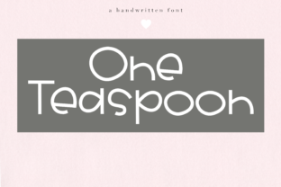 One Teaspoon Font: Whimsical Display Type for Branding