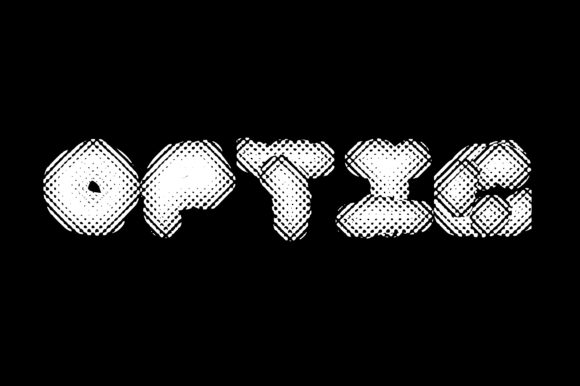 Optic Font: A Distorted Display Typeface for Editorial Design