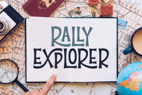 Rally Explorer Font: Cute Display Type for Makers