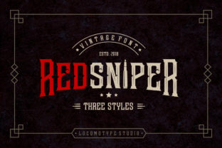 Redsniper Font Review: Victorian Style for Editorial Layouts