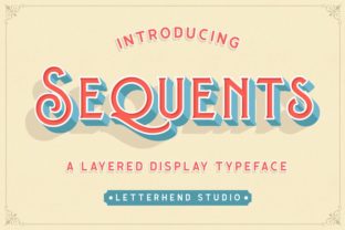 Sequents Font: Layered Shadows for Handmade Labels