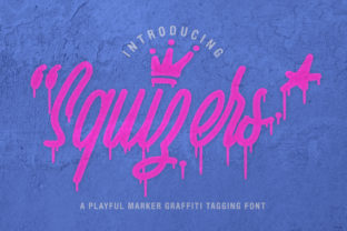 Squizers Font: Bold Graffiti Style for Digital Marketing