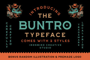 The Buntro Font: Modern Elegance for Handmade Products