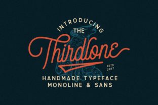 Thirdlone Family Font for Playful Editorial Design