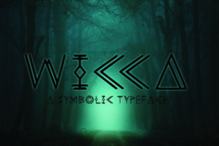Wicca Font: Editorial Design for Spooky Themes